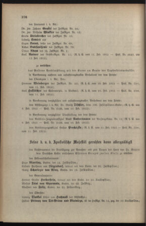 Kaiserlich-königliches Armee-Verordnungsblatt: Personal-Angelegenheiten 19150215 Seite: 12