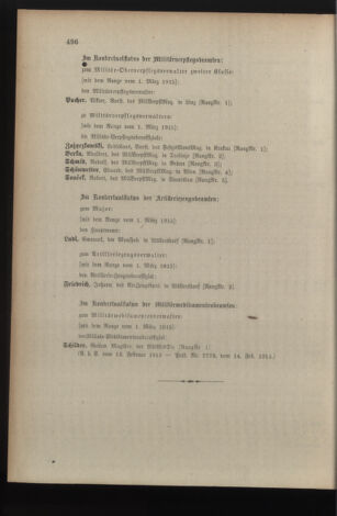 Kaiserlich-königliches Armee-Verordnungsblatt: Personal-Angelegenheiten 19150217 Seite: 108