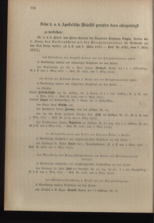 Kaiserlich-königliches Armee-Verordnungsblatt: Personal-Angelegenheiten 19150313 Seite: 34