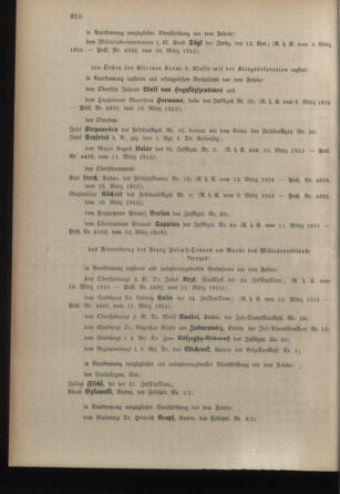 Kaiserlich-königliches Armee-Verordnungsblatt: Personal-Angelegenheiten 19150316 Seite: 2