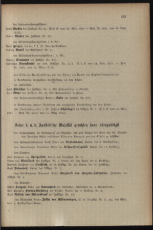 Kaiserlich-königliches Armee-Verordnungsblatt: Personal-Angelegenheiten 19150330 Seite: 13