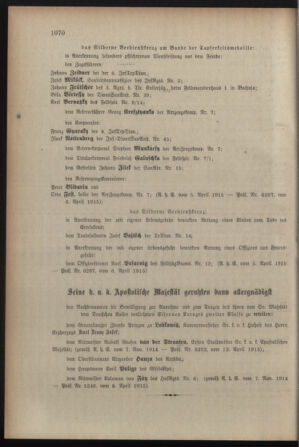 Kaiserlich-königliches Armee-Verordnungsblatt: Personal-Angelegenheiten 19150413 Seite: 10