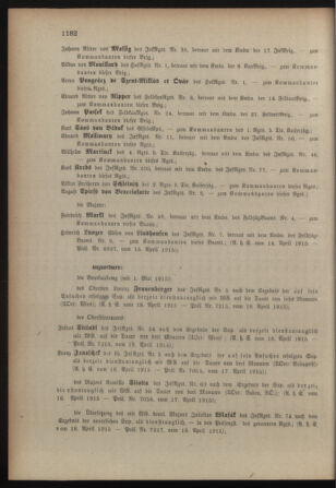 Kaiserlich-königliches Armee-Verordnungsblatt: Personal-Angelegenheiten 19150424 Seite: 34