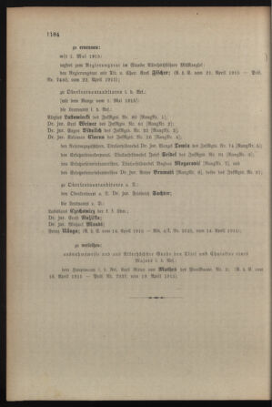 Kaiserlich-königliches Armee-Verordnungsblatt: Personal-Angelegenheiten 19150424 Seite: 36