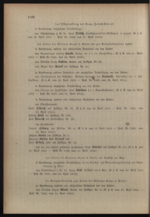 Kaiserlich-königliches Armee-Verordnungsblatt: Personal-Angelegenheiten 19150427 Seite: 2