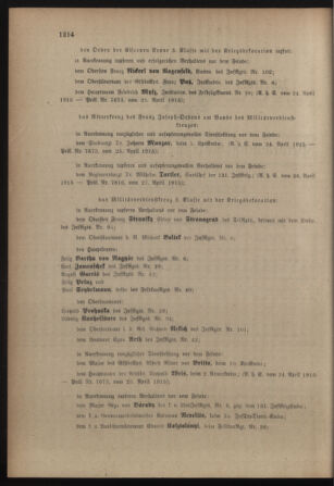 Kaiserlich-königliches Armee-Verordnungsblatt: Personal-Angelegenheiten 19150429 Seite: 2