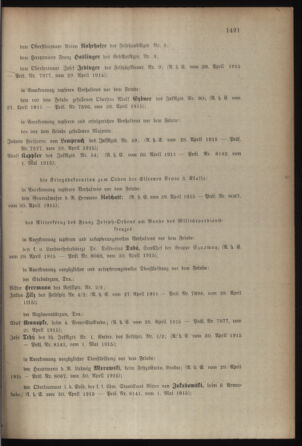 Kaiserlich-königliches Armee-Verordnungsblatt: Personal-Angelegenheiten 19150505 Seite: 203