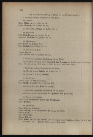 Kaiserlich-königliches Armee-Verordnungsblatt: Personal-Angelegenheiten 19150505 Seite: 204