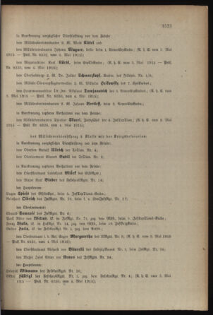 Kaiserlich-königliches Armee-Verordnungsblatt: Personal-Angelegenheiten 19150508 Seite: 11