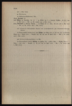 Kaiserlich-königliches Armee-Verordnungsblatt: Personal-Angelegenheiten 19150508 Seite: 2