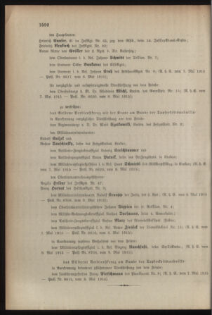 Kaiserlich-königliches Armee-Verordnungsblatt: Personal-Angelegenheiten 19150515 Seite: 12