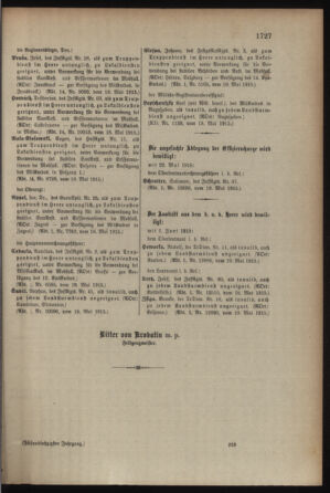 Kaiserlich-königliches Armee-Verordnungsblatt: Personal-Angelegenheiten 19150522 Seite: 35