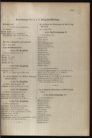 Kaiserlich-königliches Armee-Verordnungsblatt: Personal-Angelegenheiten 19150529 Seite: 31