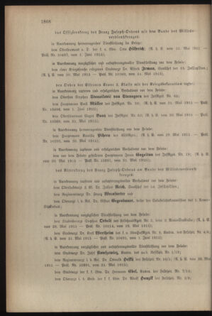 Kaiserlich-königliches Armee-Verordnungsblatt: Personal-Angelegenheiten 19150605 Seite: 2