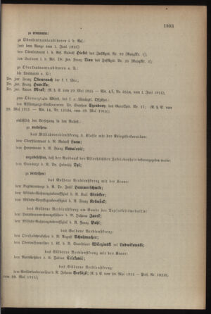 Kaiserlich-königliches Armee-Verordnungsblatt: Personal-Angelegenheiten 19150605 Seite: 37