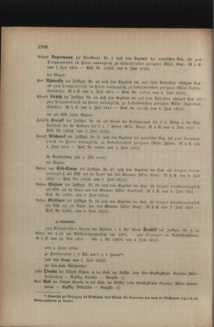 Kaiserlich-königliches Armee-Verordnungsblatt: Personal-Angelegenheiten 19150612 Seite: 22