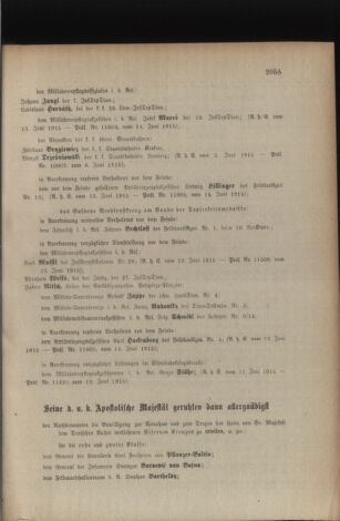 Kaiserlich-königliches Armee-Verordnungsblatt: Personal-Angelegenheiten 19150619 Seite: 15