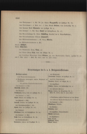 Kaiserlich-königliches Armee-Verordnungsblatt: Personal-Angelegenheiten 19150619 Seite: 18