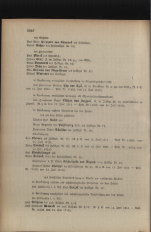 Kaiserlich-königliches Armee-Verordnungsblatt: Personal-Angelegenheiten 19150619 Seite: 8