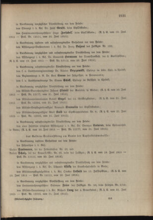 Kaiserlich-königliches Armee-Verordnungsblatt: Personal-Angelegenheiten 19150626 Seite: 9