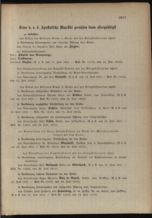 Kaiserlich-königliches Armee-Verordnungsblatt: Personal-Angelegenheiten 19150628 Seite: 3