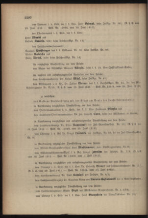 Kaiserlich-königliches Armee-Verordnungsblatt: Personal-Angelegenheiten 19150705 Seite: 14