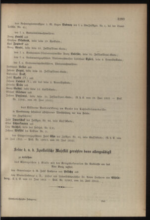 Kaiserlich-königliches Armee-Verordnungsblatt: Personal-Angelegenheiten 19150705 Seite: 17