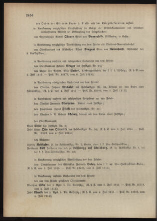 Kaiserlich-königliches Armee-Verordnungsblatt: Personal-Angelegenheiten 19150710 Seite: 2