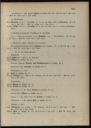 Kaiserlich-königliches Armee-Verordnungsblatt: Personal-Angelegenheiten 19150710 Seite: 7