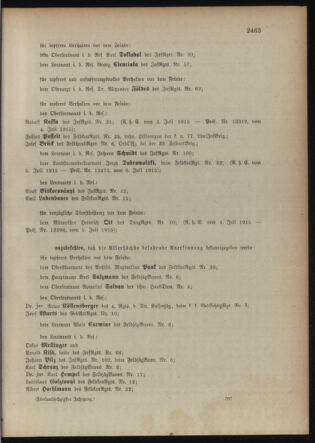 Kaiserlich-königliches Armee-Verordnungsblatt: Personal-Angelegenheiten 19150710 Seite: 9