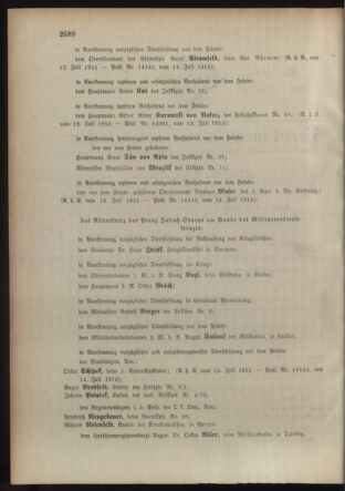 Kaiserlich-königliches Armee-Verordnungsblatt: Personal-Angelegenheiten 19150719 Seite: 2