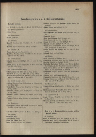 Kaiserlich-königliches Armee-Verordnungsblatt: Personal-Angelegenheiten 19150814 Seite: 23