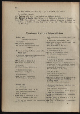 Kaiserlich-königliches Armee-Verordnungsblatt: Personal-Angelegenheiten 19150821 Seite: 32