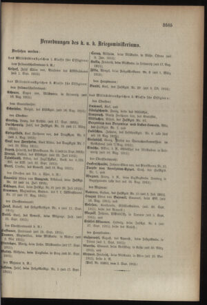 Kaiserlich-königliches Armee-Verordnungsblatt: Personal-Angelegenheiten 19150911 Seite: 37