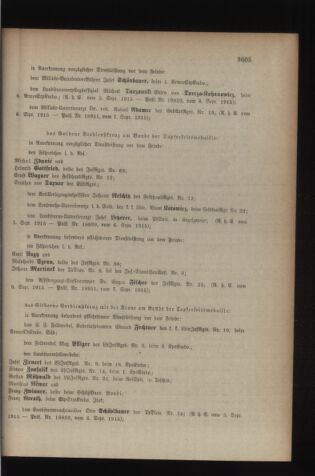 Kaiserlich-königliches Armee-Verordnungsblatt: Personal-Angelegenheiten 19150913 Seite: 13