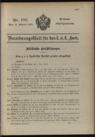 Kaiserlich-königliches Armee-Verordnungsblatt: Personal-Angelegenheiten 19151016 Seite: 17