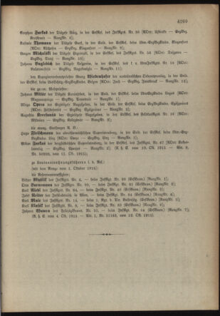 Kaiserlich-königliches Armee-Verordnungsblatt: Personal-Angelegenheiten 19151016 Seite: 19