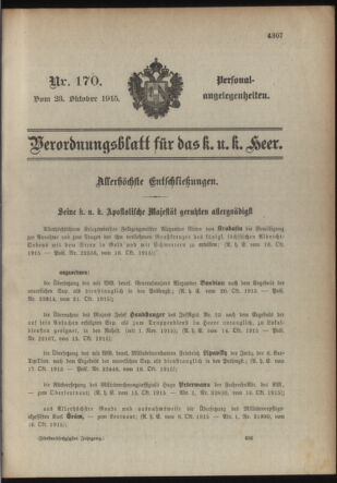 Kaiserlich-königliches Armee-Verordnungsblatt: Personal-Angelegenheiten 19151023 Seite: 17