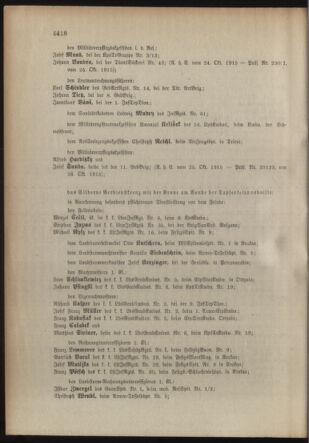 Kaiserlich-königliches Armee-Verordnungsblatt: Personal-Angelegenheiten 19151102 Seite: 12