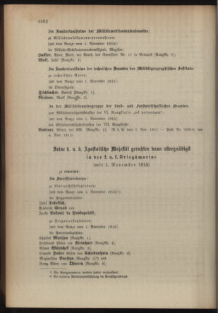 Kaiserlich-königliches Armee-Verordnungsblatt: Personal-Angelegenheiten 19151106 Seite: 114