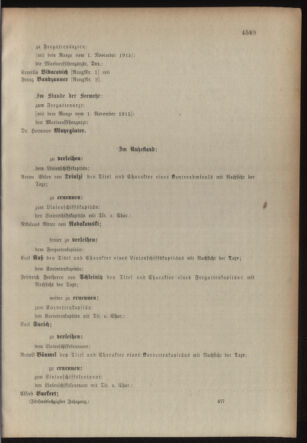 Kaiserlich-königliches Armee-Verordnungsblatt: Personal-Angelegenheiten 19151106 Seite: 121