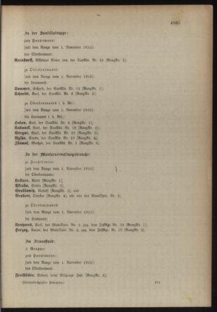 Kaiserlich-königliches Armee-Verordnungsblatt: Personal-Angelegenheiten 19151106 Seite: 97