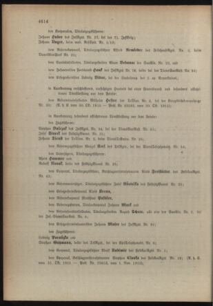 Kaiserlich-königliches Armee-Verordnungsblatt: Personal-Angelegenheiten 19151108 Seite: 14