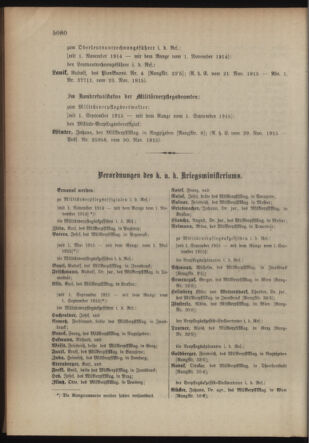 Kaiserlich-königliches Armee-Verordnungsblatt: Personal-Angelegenheiten 19151201 Seite: 44