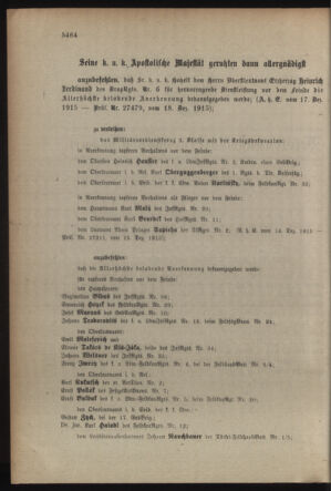 Kaiserlich-königliches Armee-Verordnungsblatt: Personal-Angelegenheiten 19151221 Seite: 2