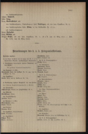 Kaiserlich-königliches Armee-Verordnungsblatt: Personal-Angelegenheiten 19160403 Seite: 15