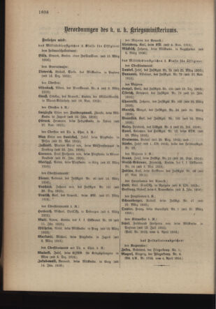 Kaiserlich-königliches Armee-Verordnungsblatt: Personal-Angelegenheiten 19160408 Seite: 36