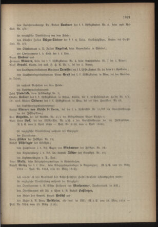 Kaiserlich-königliches Armee-Verordnungsblatt: Personal-Angelegenheiten 19160410 Seite: 5