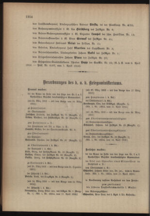 Kaiserlich-königliches Armee-Verordnungsblatt: Personal-Angelegenheiten 19160412 Seite: 12