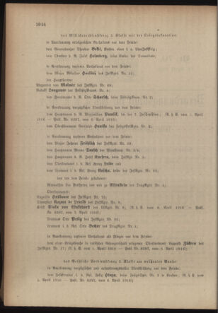 Kaiserlich-königliches Armee-Verordnungsblatt: Personal-Angelegenheiten 19160412 Seite: 2